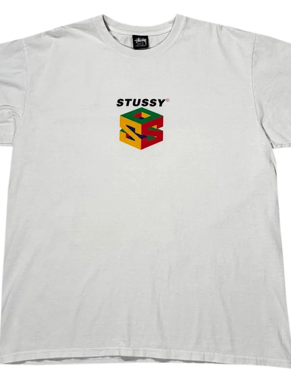 Stussy Nintendo 64 Logo White T Shirt (Size L)